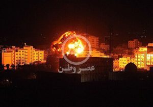 حملات هوایی شدید رژیم صهیونیستی به غزه