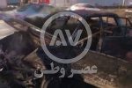 واژگونی آتشین پراید ۳ کشته برجای گذاشت/ عکس