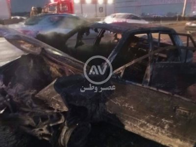 واژگونی آتشین پراید ۳ کشته برجای گذاشت/ عکس