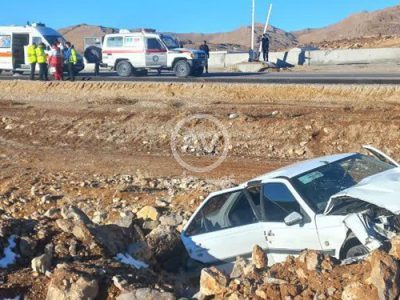 امداد رسانی اورژانس ۱۱۵ به ۹ مصدوم حادثه محور یاسوج _بابامیدان