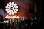 آتش سوزی انبار لاستیک در جنوب تهران