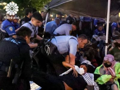 بازداشت ۵۰ استاد و بیش از ۲ هزار و ۴۰۰ دانشجو در اعتراضات دانشجویی در آمریکا