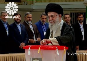 رهبر انقلاب رای خود را به صندوق انداختند