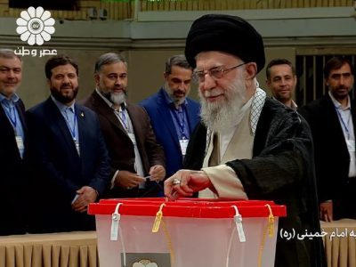 رهبر انقلاب رای خود را به صندوق انداختند