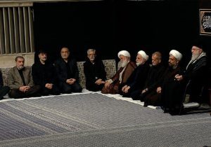 مراسم شام غریبان با حضور رهبر انقلاب