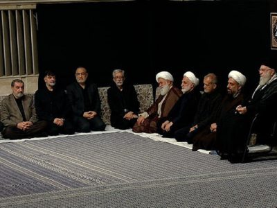 مراسم شام غریبان با حضور رهبر انقلاب