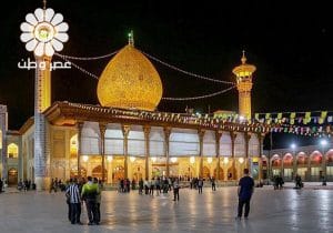 عکس مردی که در شاهچراغ بخاطر او تیر هوایی شلیک شد /تابناک: مراسم حرم شاهچراغ در حال انجام است