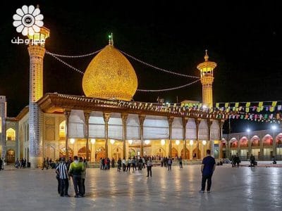 تصاویر زنده از صحن حرم شاهچراغ در شیراز/ در شیراز شرایط عادی است
