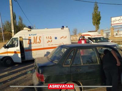 تصادف پراید حامل دانش‌آموزان در کرمان با ۹ مصدوم