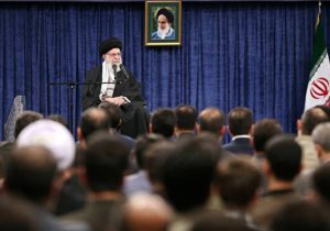 دیدار جمعی از نخبگان و رتبه‌های برتر کنکور با رهبر انقلاب