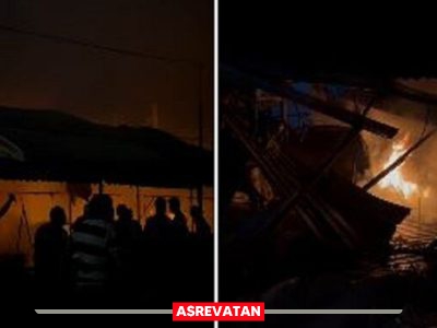تصاویر هولناک آخرالزمانی از زنده سوختن آوارگان فلسطینی