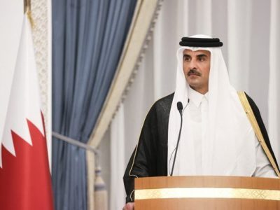 امیر قطر: نوار غزه تقریبا به طور کامل ویران شده / صلح پایدار فقط از طریق راهکار دو دولتی حاصل می‌شود