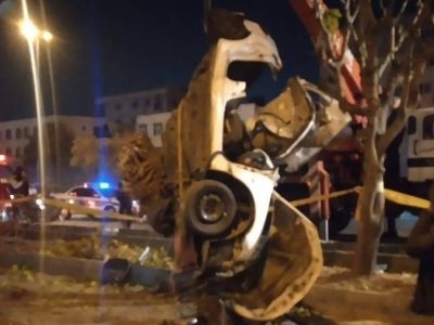 تصادف مرگبار در تهران با دو فوتی و سه مصدوم