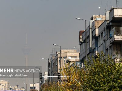 هوای تهران آلوده است