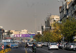 هوای تهران در مرز آلودگی قرار گرفت