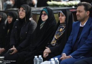 تصاویری از مراسم سالگر سقوط هواپیمای اوکراینی/ سخنگوی دولت در جمع خانواده جانباختگان