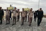 استقبال از پیکر مطهر دو شهید دوران دفاع مقدس در لامرد