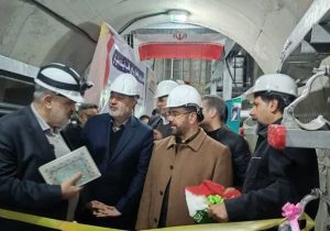 افتتاح تونل انتقال انرژی برق و خطوط کابلی شیراز