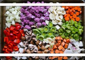 بهترین دما برای تفت دادن سبزیجات