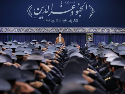 جمعی از فرماندهان نیروی هوایی و پدافند هوایی ارتش با رهبر انقلاب دیدار کردند