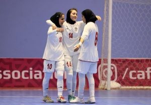 قهرمانی تیم ملی فوتسال بانوان ایران در تورنمنت کافا