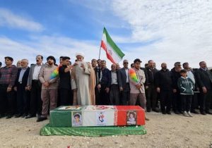 پیکر شهید «محمد سپاسدار» در زادگاهش آرام گرفت
