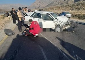 ۱۰ مصدوم بر اثر تصادف در محور پاسارگاد – مرودشت