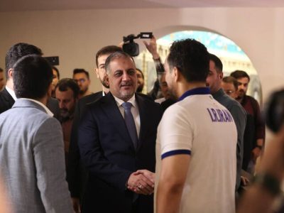 بازدید وزیر ورزش عراق از فدراسیون کشتی