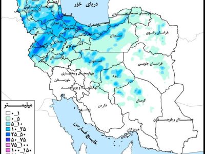 دریای خزر و دریاچه ارومیه پرباران‌ترین حوضه‌های‌ درجه یک کشور
