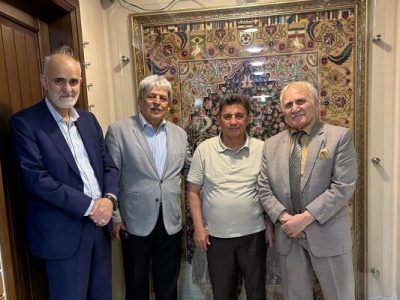 دیدار پیشکسوت فوتبال ایران با سرمربی تیم ملی