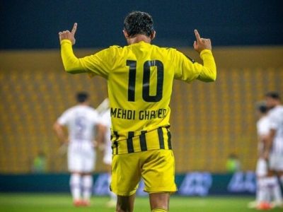 سه امتیاز اتحاد کلبا در بازی مهم لیگ امارات با دوگل مهدی قایدی