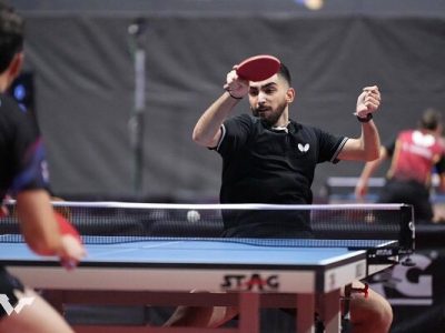 صعود پینگ‌پنگ‌باز ۱۹ ساله ایران به جمع ۱۶ بازیکن برتر کانتندر تونس
