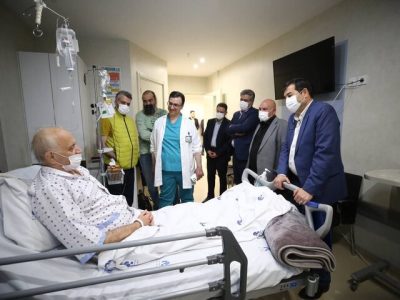 عیادت وزیر ورزش و جوانان از چهره ماندگار بسکتبال ایران