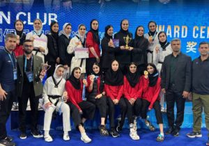 قهرمانی تکواندوکاران دختر ایران در آسیا/ تیم شهرداری ورامین دوم شد