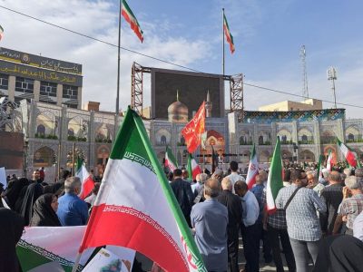 آغاز مراسم بزرگداشت «شهیدان خدمت» در میدان امام حسین (ع) تهران