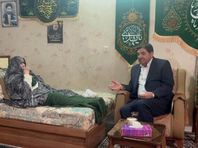 ادای احترام و تجلیل «مخبر» از مادر شهید آیت‌الله رئیسی