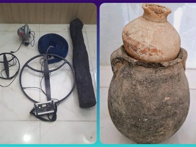 اشیای ۵ هزار ساله در داراب فارس کشف شد