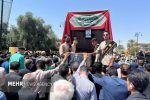 برگزاری آئین تشییع پیکر «قاضی شهید احسان باقری» در شیراز