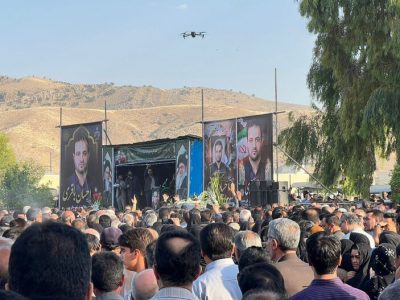 برگزاری مراسم تشییع و تدفین «قاضی شهید احسان باقری» در ممسنی فارس