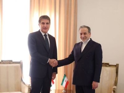 دیدار رئیس اقلیم کردستان عراق با عراقچی