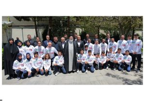 دیدار مدال آوران کاروان ورزشی دانش‌آموزی «امید ایران» با رهبر انقلاب