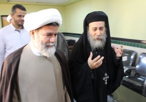 دیدار کشیش مصری با مدیر حوزه علمیه فارس