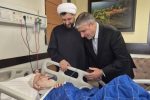 عیادت رئیس سازمان انرژی اتمی از آیت‌الله العظمی نوری همدانی