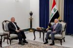 ملاقات سفیر جمهوری اسلامی ایران در جمهوری عراق با رئیس جمهور این کشور