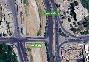 آغاز تخریب و بازسازی پل ۵۰ ساله «شاهد» شیراز