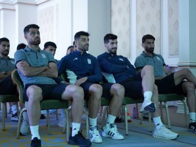 برگزاری جلسه فنی تیم ملی در روز دیدار با قطر