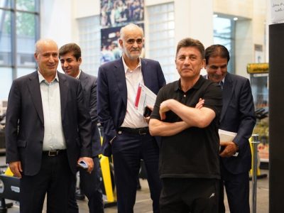 حضور مهدی تاج در تمرین تیم ملی فوتبال