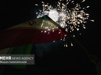صداهای شنیده شده در غرب تهران به دلیل آتش بازی در ورزشگاه آزادی بود