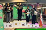 قهرمانی نماینده استان اصفهان در رنکینگ اسنوکر بانوان